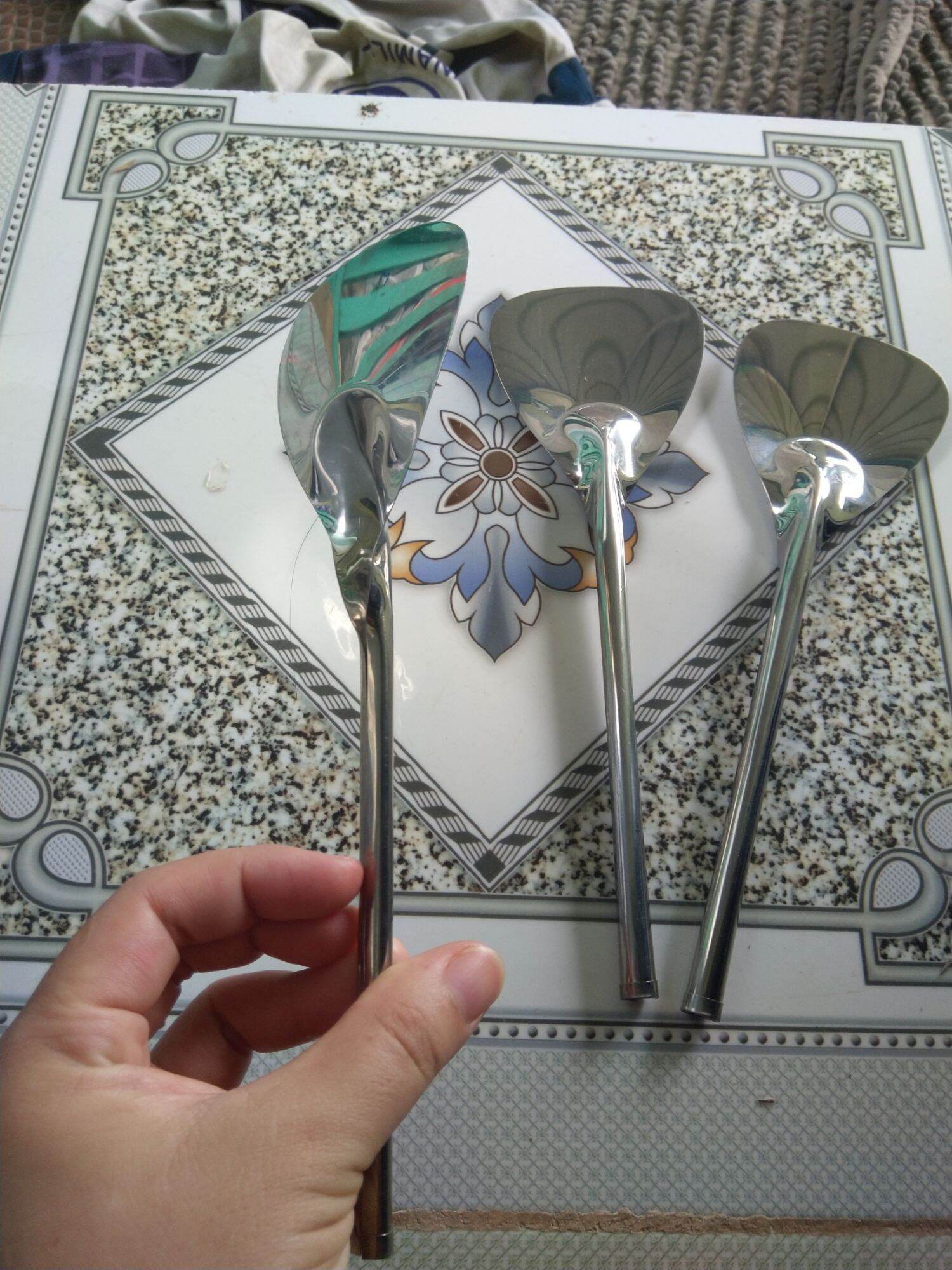 Sạn inox size nhỏ ( 8.5x28cm)
