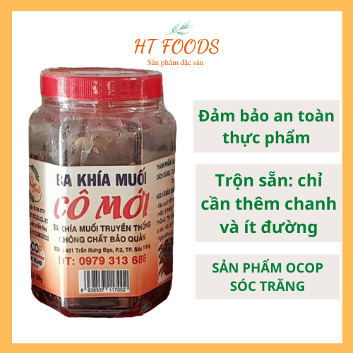 Ba khía muối cô mới , sản phẩm ocop sóc trăng