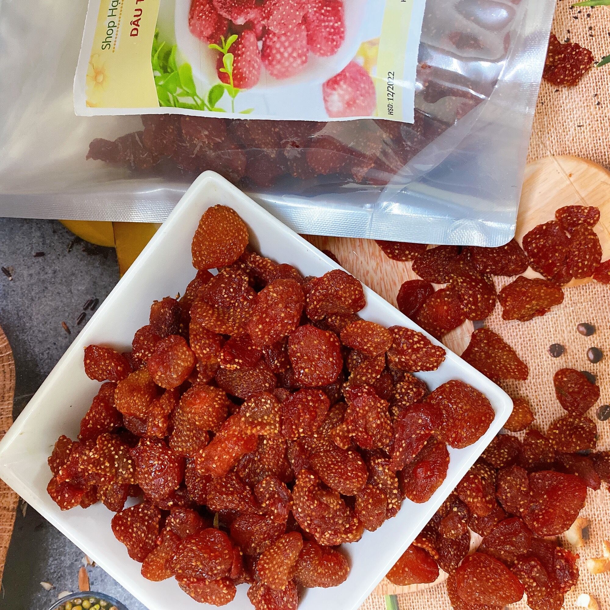 500G Dâu tây sấy dẻo