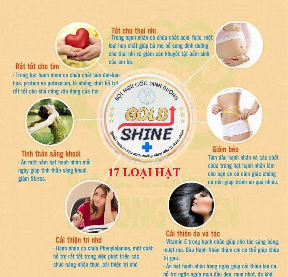 Ngũ cốc dinh dưỡng GOLD SHINE (Dinh dưỡng cho mọi người)