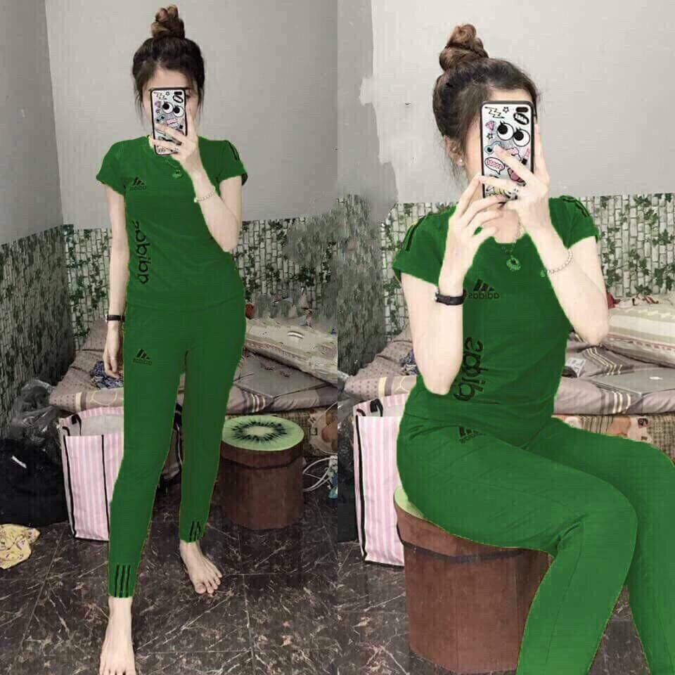 [HCM]BỘ ĐỒ COTTON LOGO THÊU ADS CAO CẤP