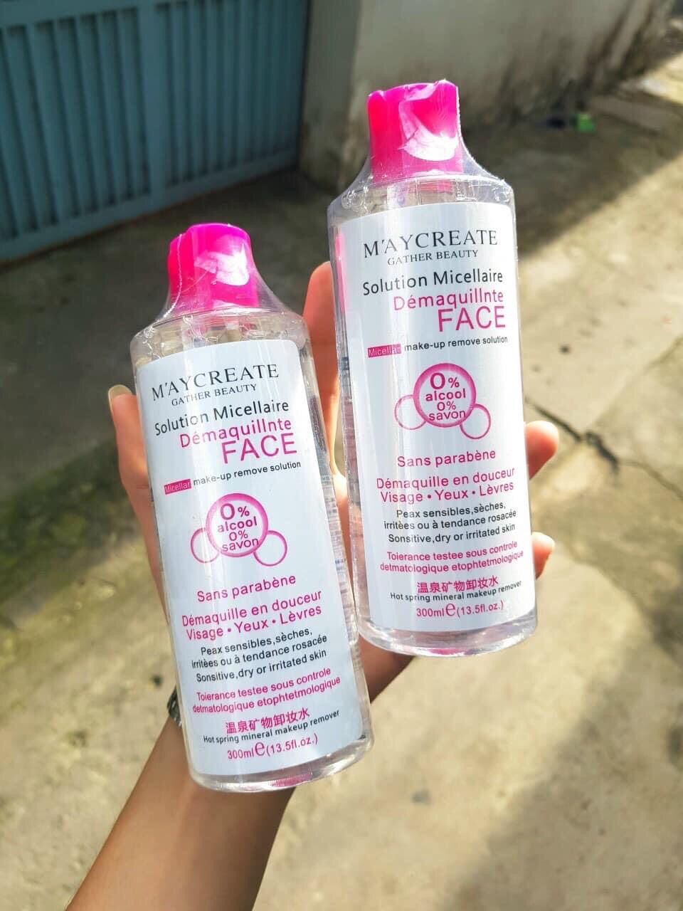(Giá sỉ rẻ)Nước Tẩy trang Maycreate 300ml