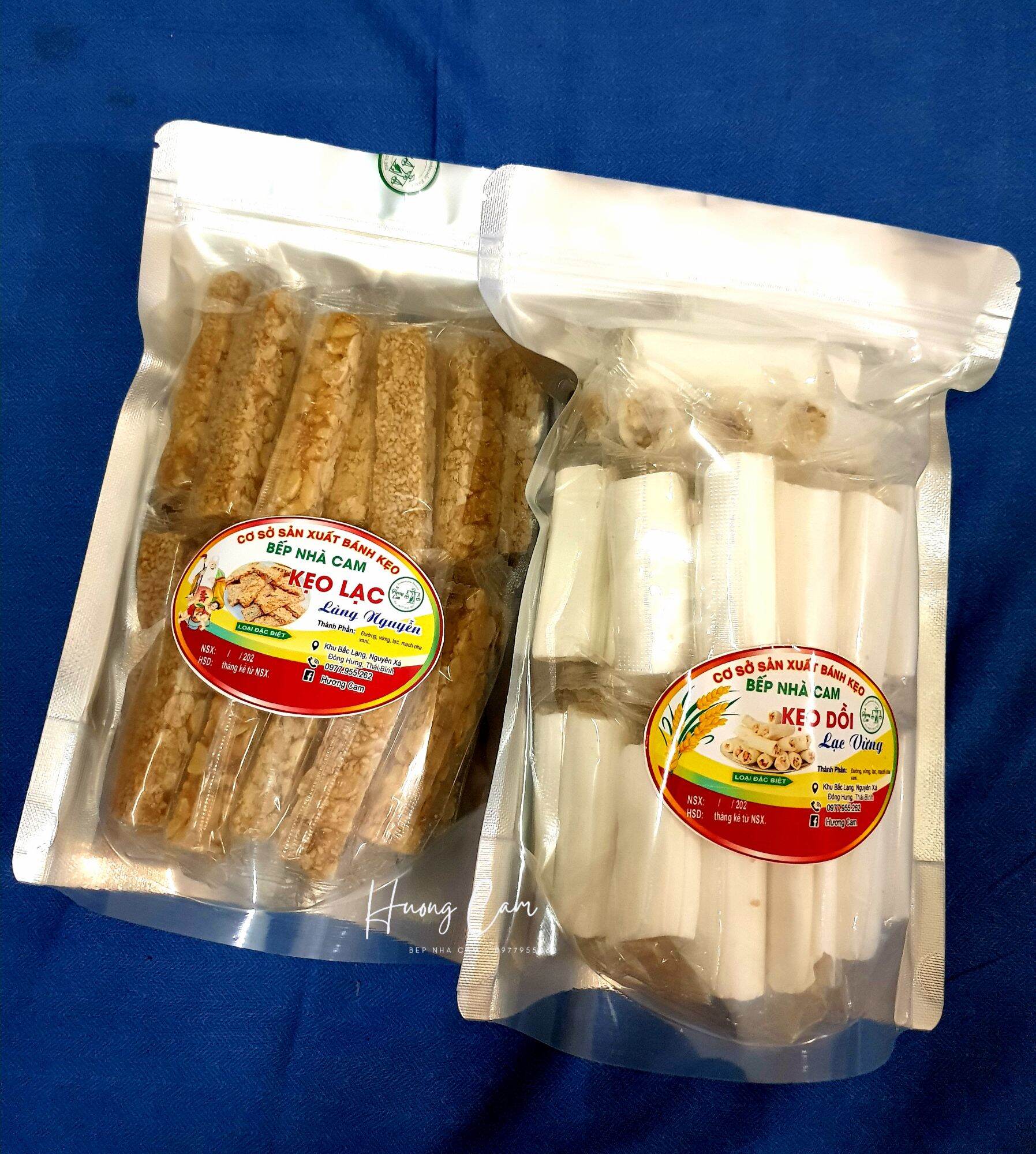 [Combo 2 túi kẹo dồi - kẹo lạc] Đặc sản làng Nguyễn 800gr