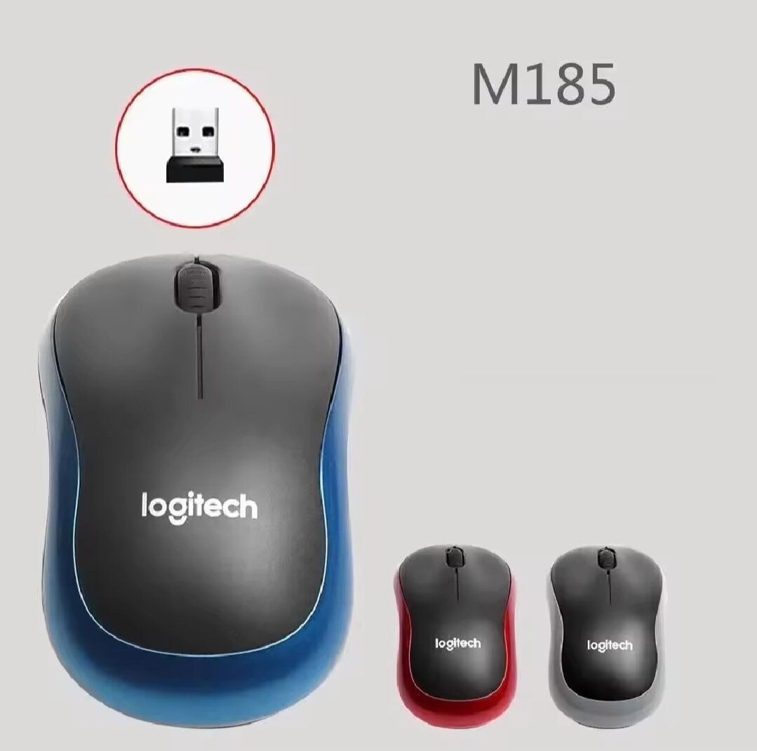 Chuột Không Dây Logtiech M185 Mouse Wireless , hàng công ty ,Bảo Hành 6 Tháng