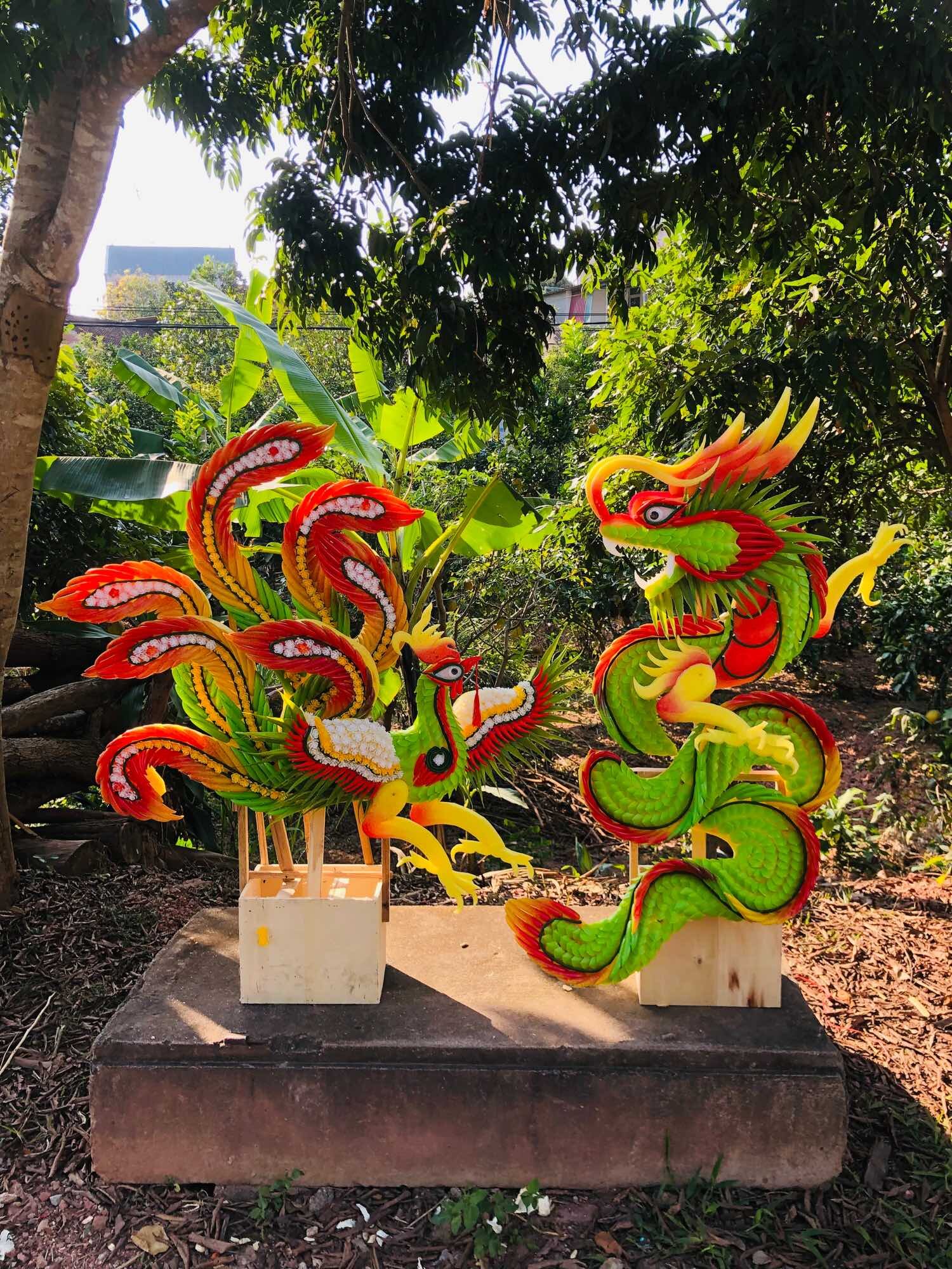 Rồng phụng giả thành phẩm đẹp mắt
