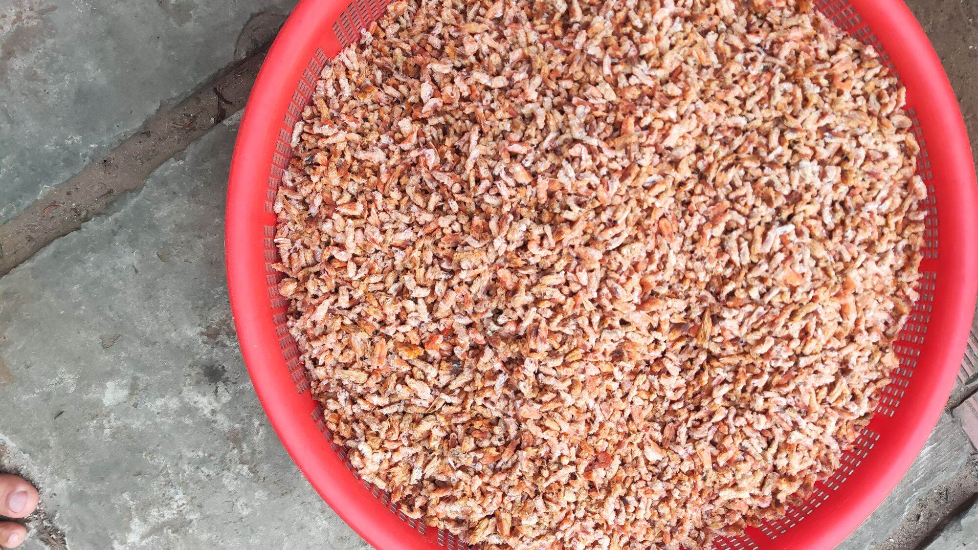 1kg Đầu tôm khô, làm sạch không bụi