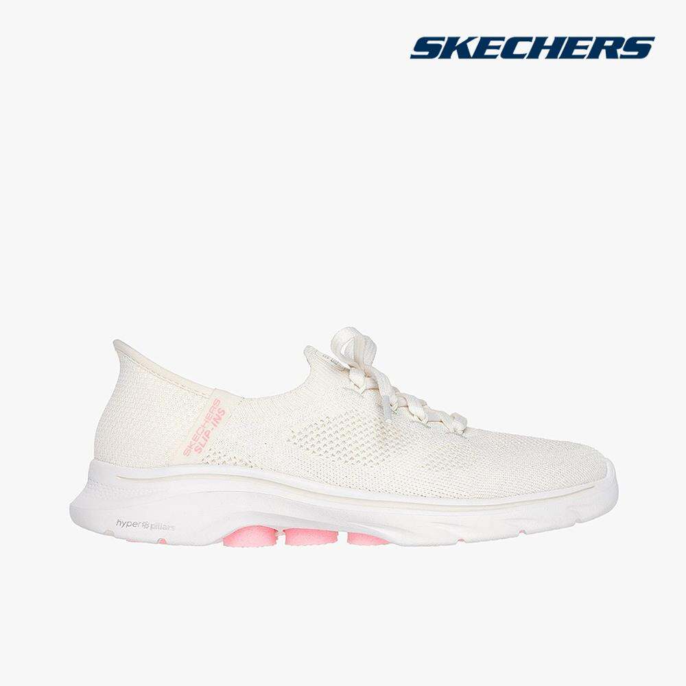 SKECHERS - Giày đi bộ nữ Slip Ins Go Walk 7 Via 125213-OFPK