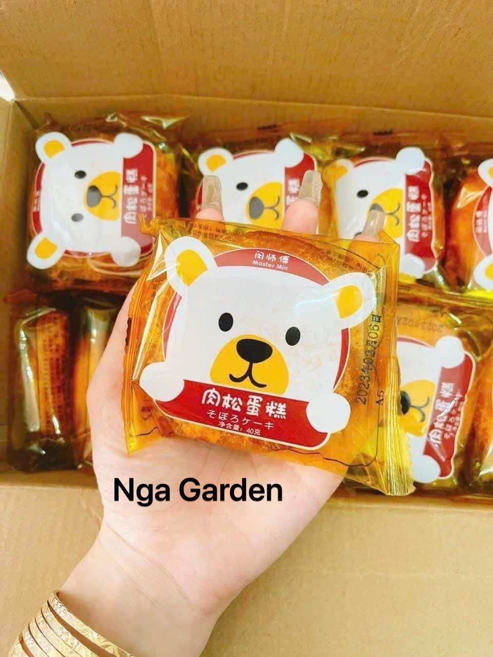 Thùng 30 bánh ruốc gấu gói 40 gr