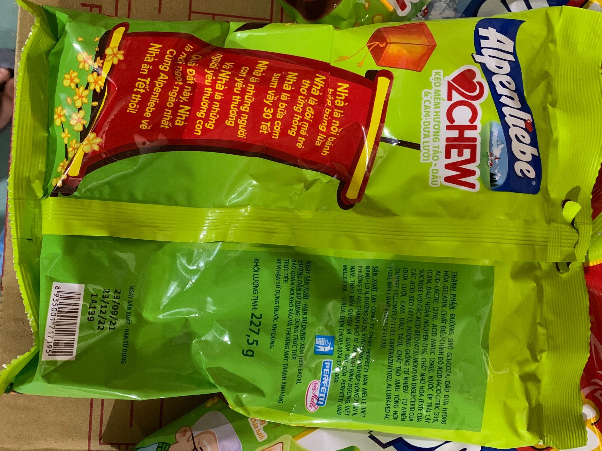 Kẹo Mềm  Alpenlibe 2 chew 2 vị
