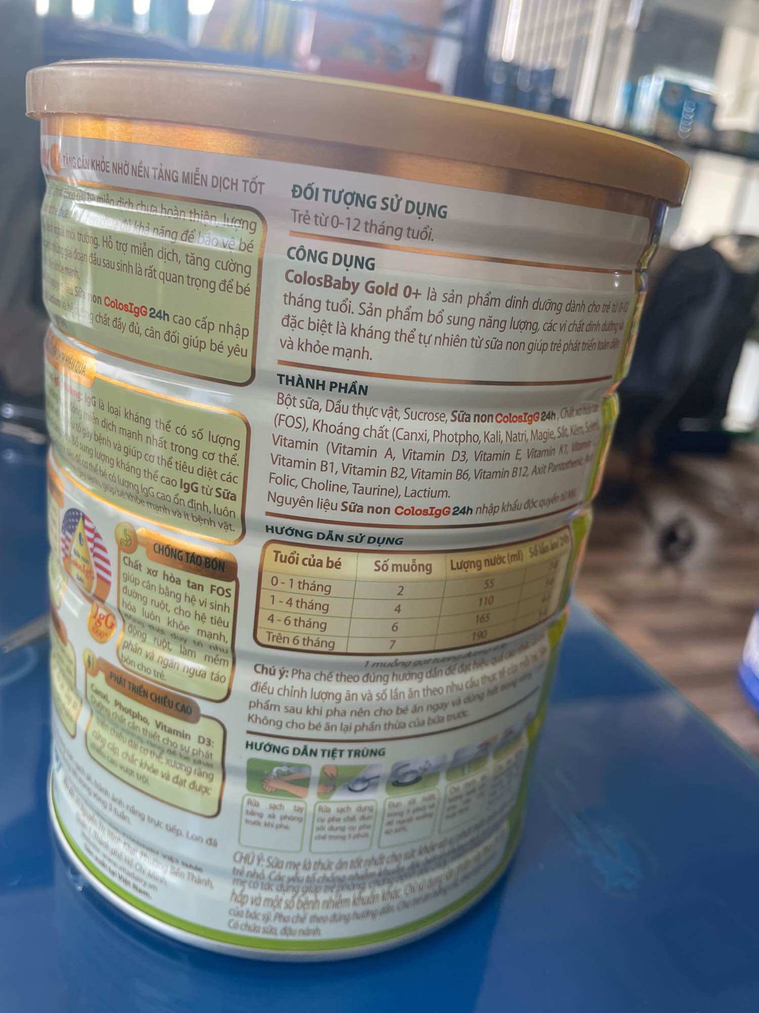 Colobaby gold 0+ 800g.Date 2025