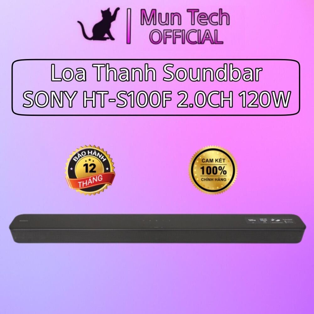 Loa thanh soundbar sony 2.0 ht-s100f bảo hành 12 tháng