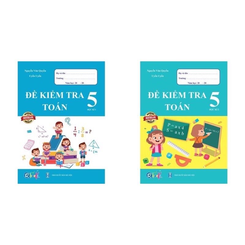 Sách - đề kiểm tra toán 5