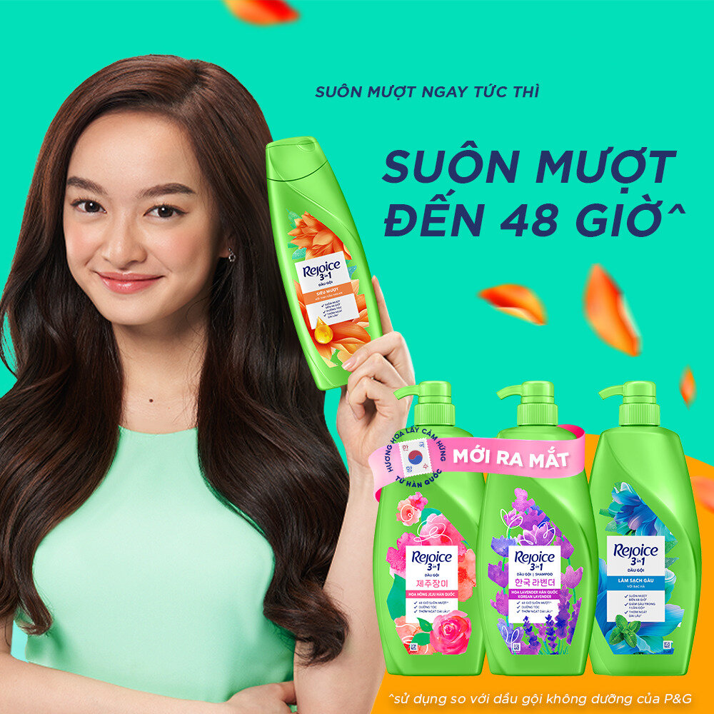 Combo 2 Dầu Gội REJOICE Siêu Mềm Mượt Sạch Gàu/ Siêu Mềm Mượt Chai 1150ML