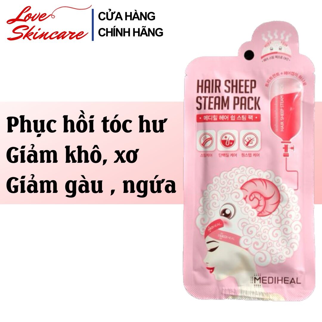 Mặt Nạ Hấp Tóc Phục Hồi Nuôi Dưỡng Tóc Mediheal Hair Sheep Steam Pack