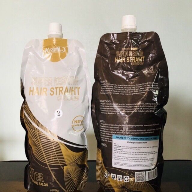 THUỐC DUỖI TÓC SIÊU DƯỠNG KERATIN KAMI 1000ML