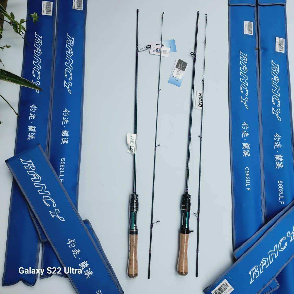 Cần Lure UL 2 khúc Cao Cấp Rancy Khoen Full Fuji Oring 1m8..cần ngang,cần đứng