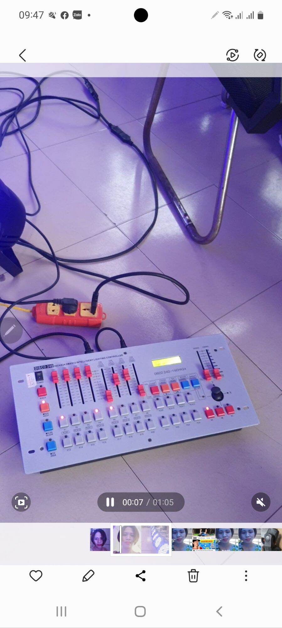 Bàn điều khiển đèn sân khấu Disco 240