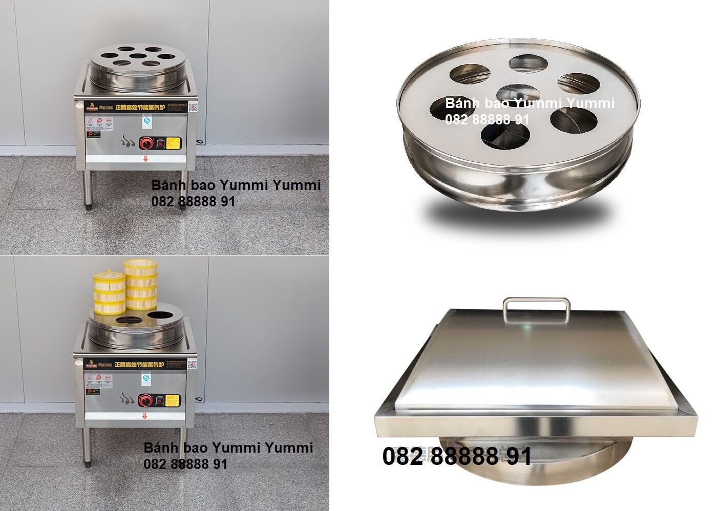 Phụ kiện lò hấp , tấm chia 7 lỗ , khay kéo bánh cuốn