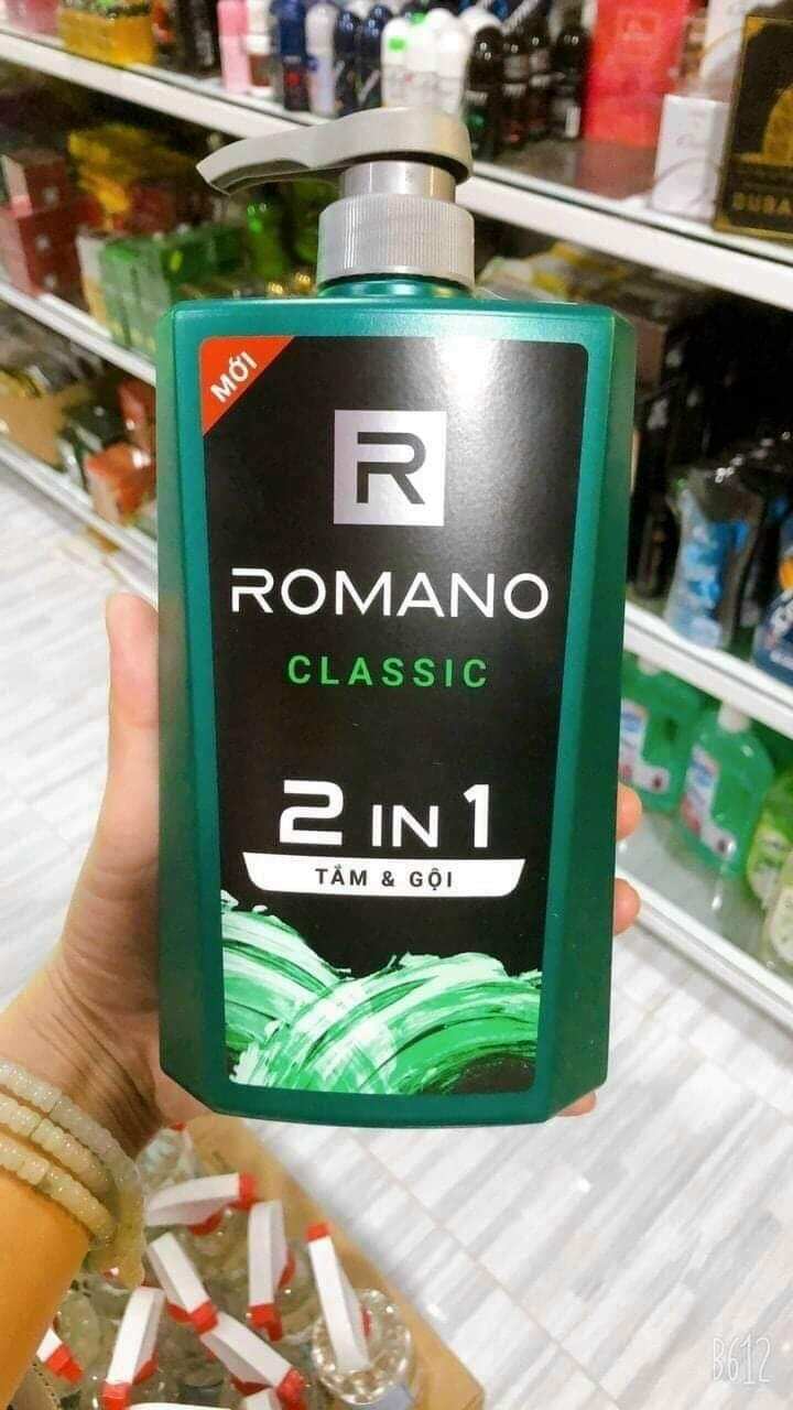 Tắm gội romano 650ml