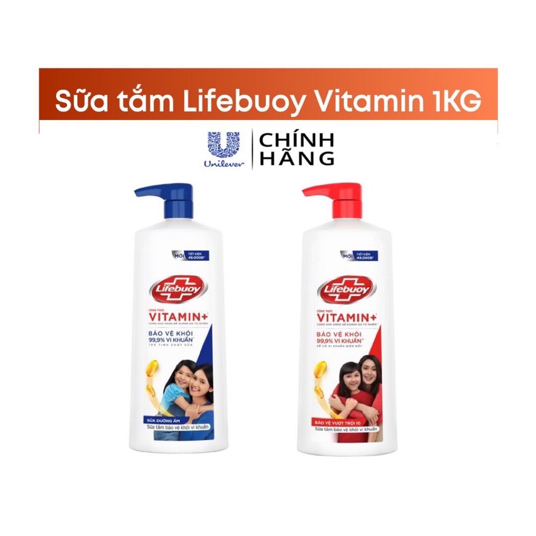 Sữa tắm lifebuoy 1kg - 1,1kg
