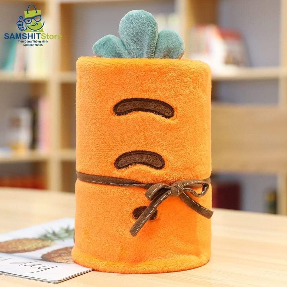 Chăn nhung san hô hình thú kute cho dân văn phòng và trẻ nhỏ
