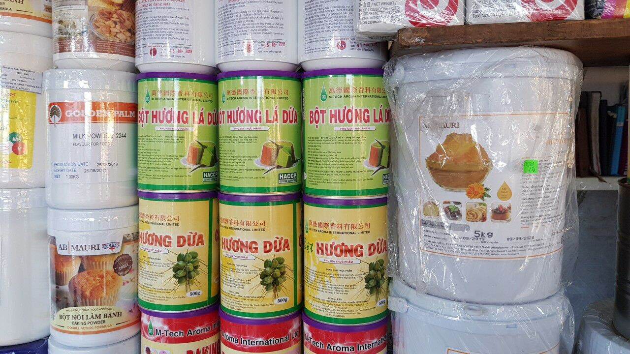 [HCM]HƯƠNG LÁ DỨA BỘT - PANDAN POWDER FLAVOR (500GRAM)