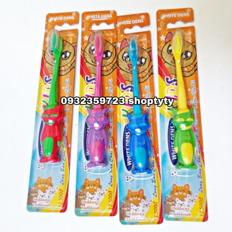 1 vỉ 12 cái bàn chải đánh răng cho bé