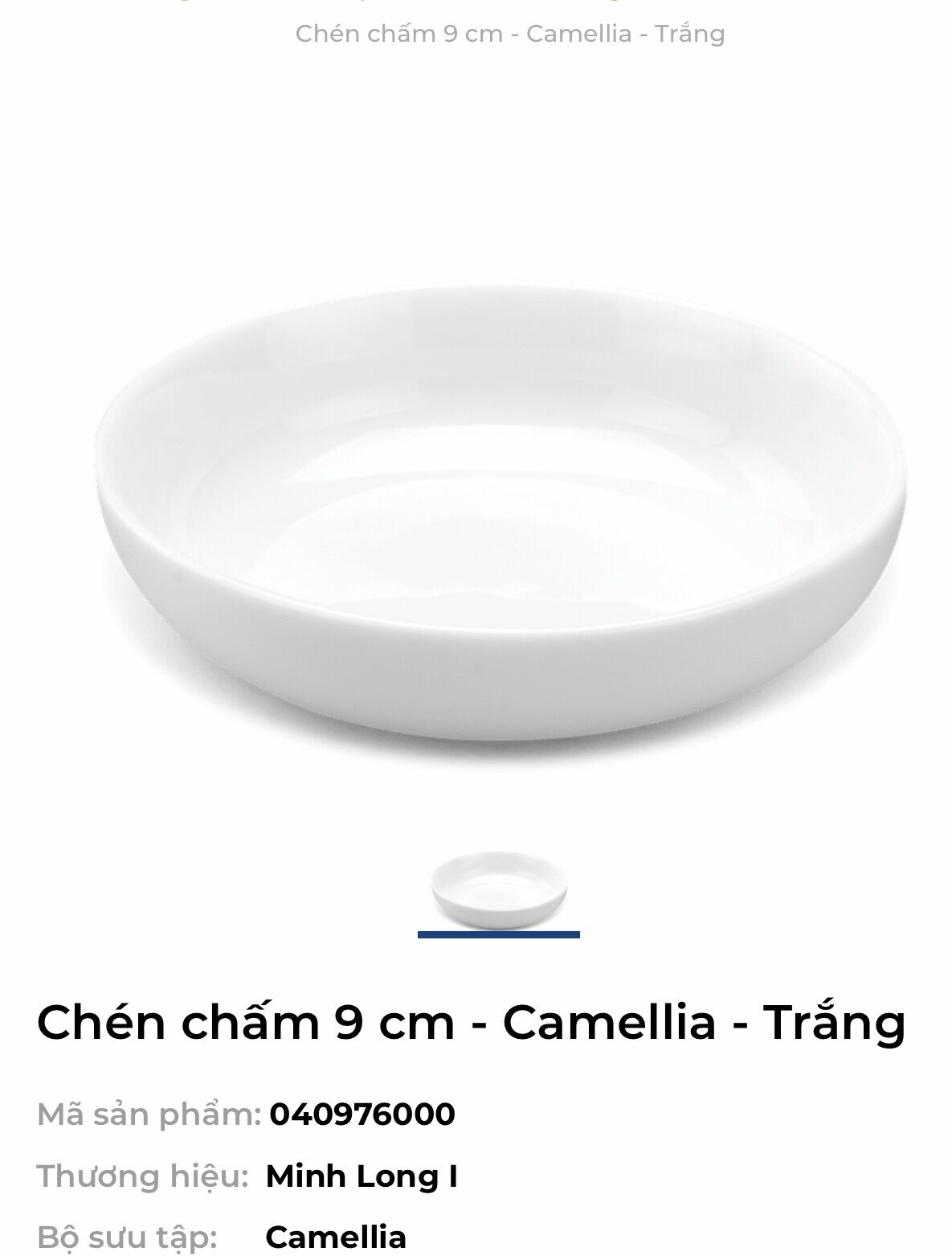 Bộ 10 chén chấm minh Long 9 cm came trắng_chén lắc tài xỉu