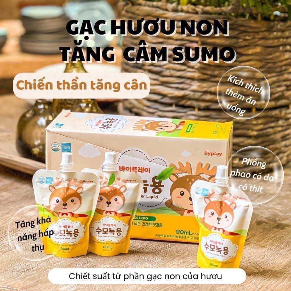 Hộp 40 gói gạc hươu non tăng cân sumo