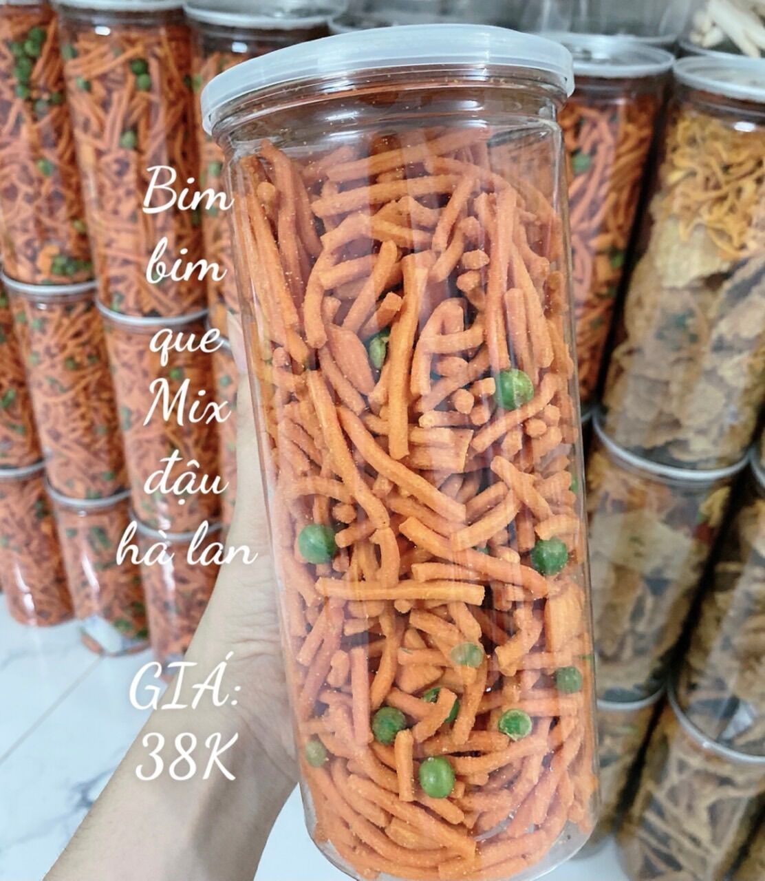 Bim bim mix đậu hà lan