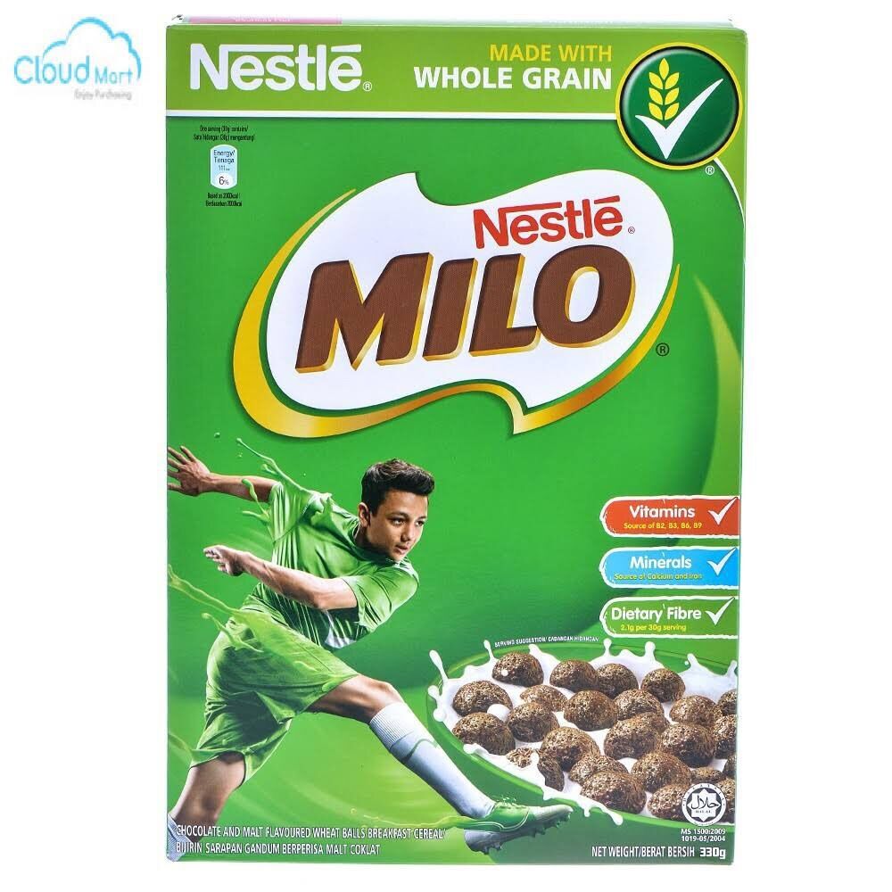 Ngũ cốc ăn sáng Milo (Hộp 330g)
