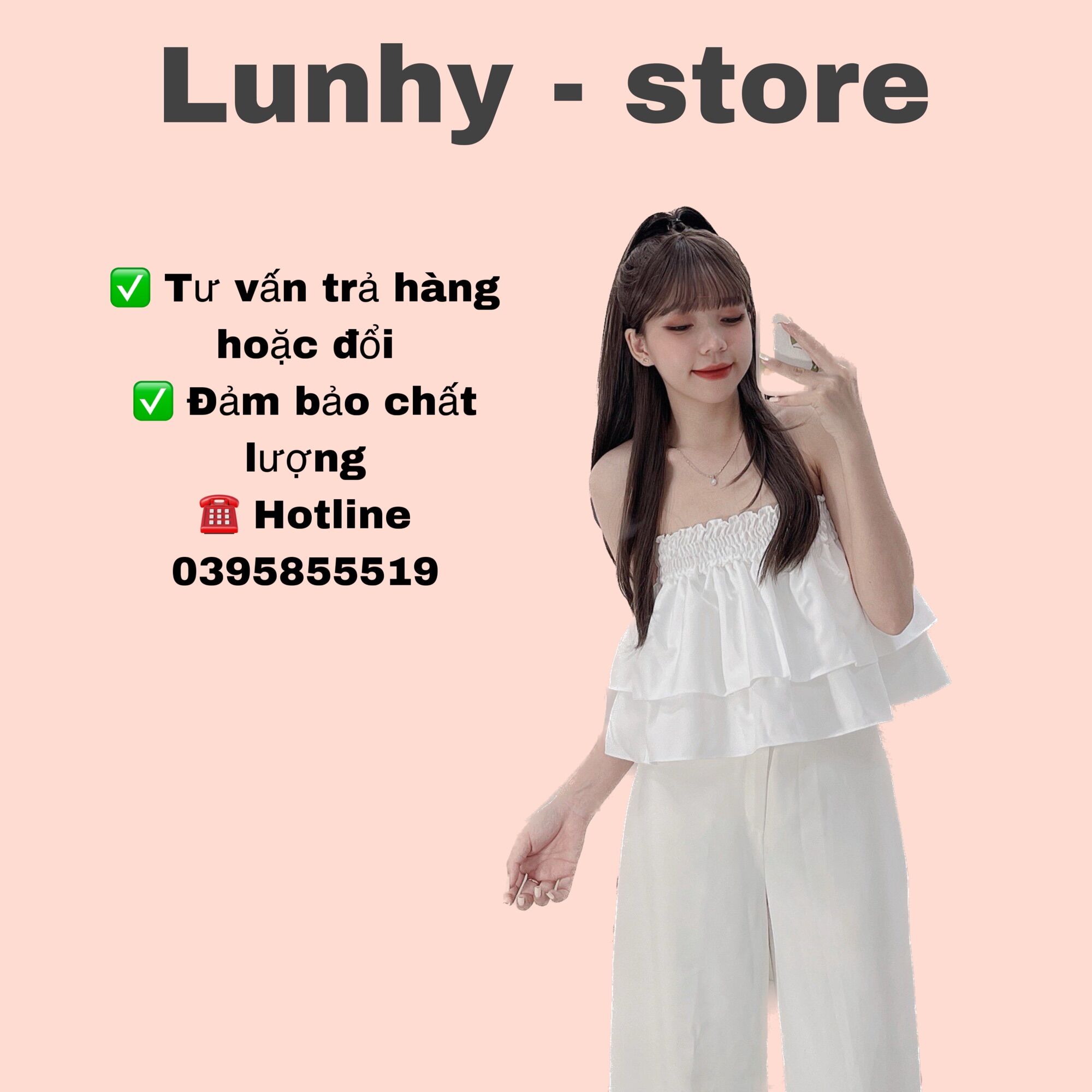 Áo Ống Croptop Bèo Tầng Dễ Thương Chất co dãn Dễ Phối