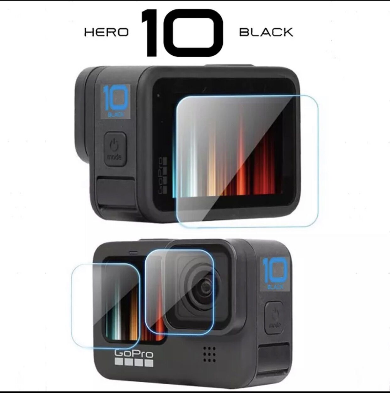 Miếng dán cường lực gopro 12/11/10/9 phụ kiện máy quay gopro