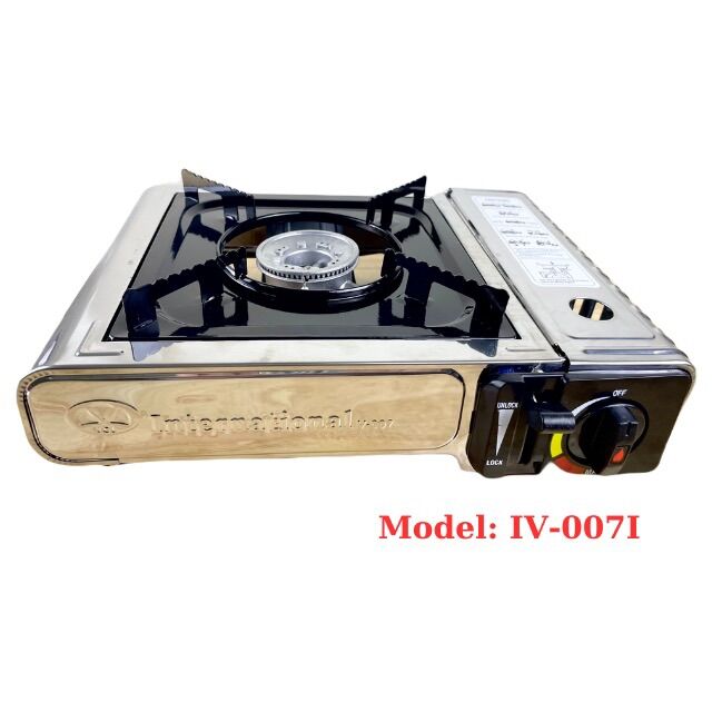 [HCM]Bếp ga Mini, Bếp du lịch tiện lợi mặt inox chống rỉ sét