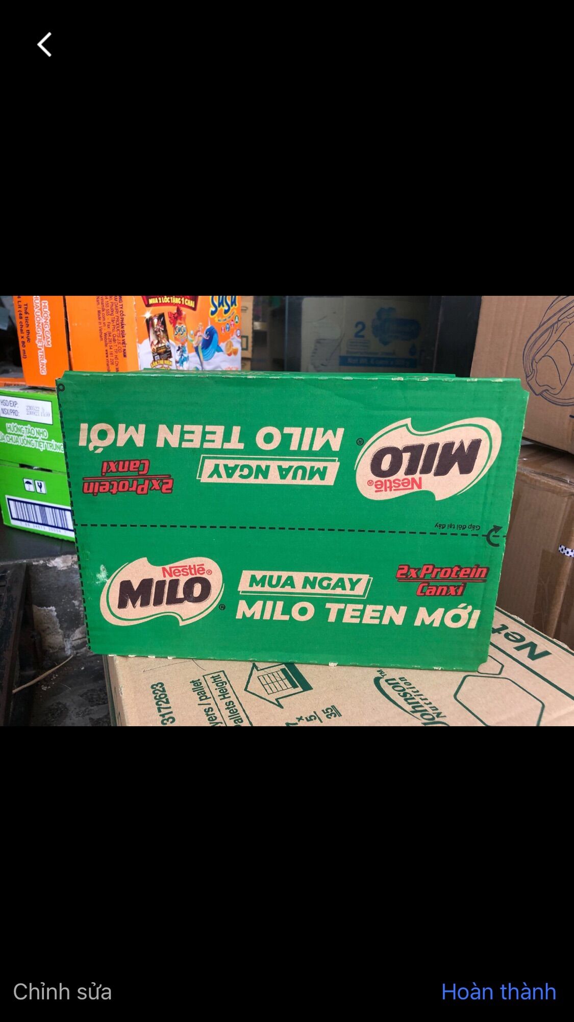 (Date mới) Thùng 24 hộp sữa Milo nắp vặn 210ml đủ vị