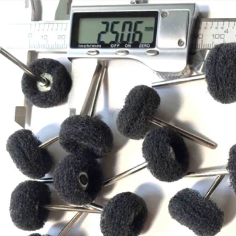 Chổi cước sợi rối đánh bóng 25mm cán 2.35/3mm