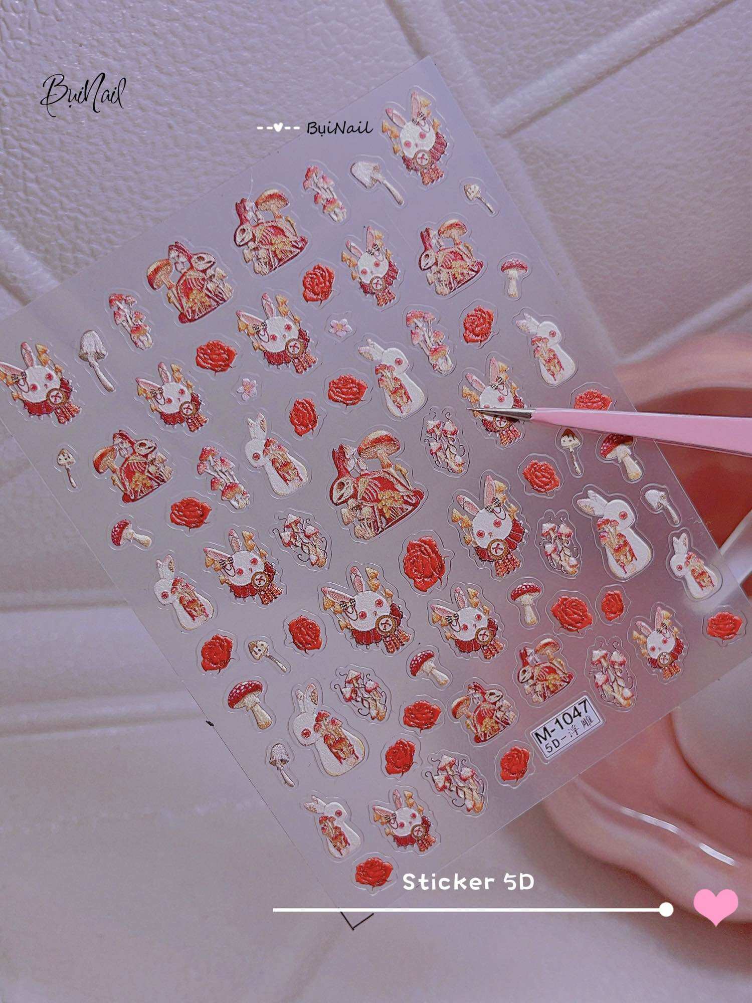 STICKER NỔI 5D MẪU MỚI