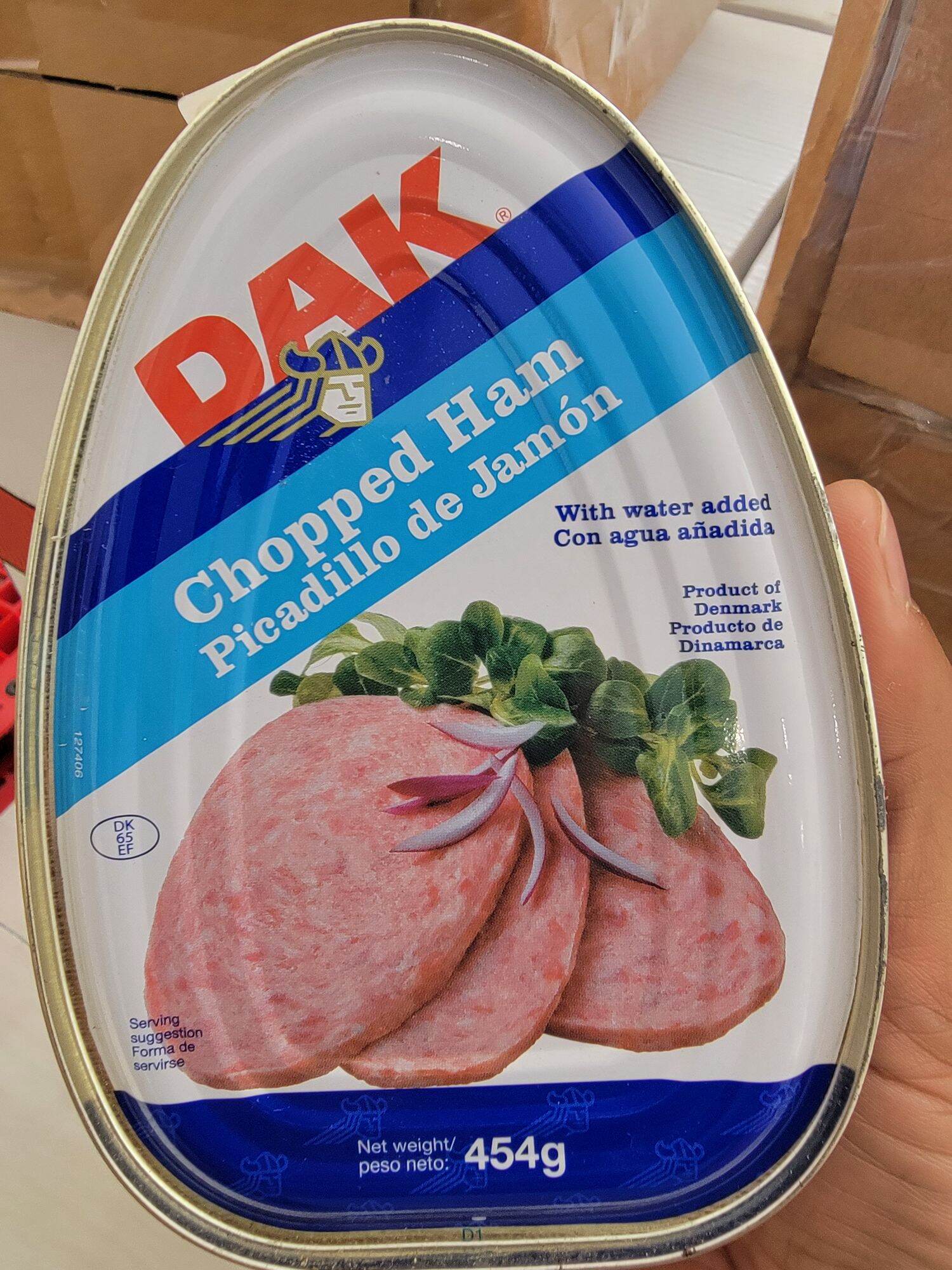 Patê thịt Heo Chopped Ham 454g – Dak