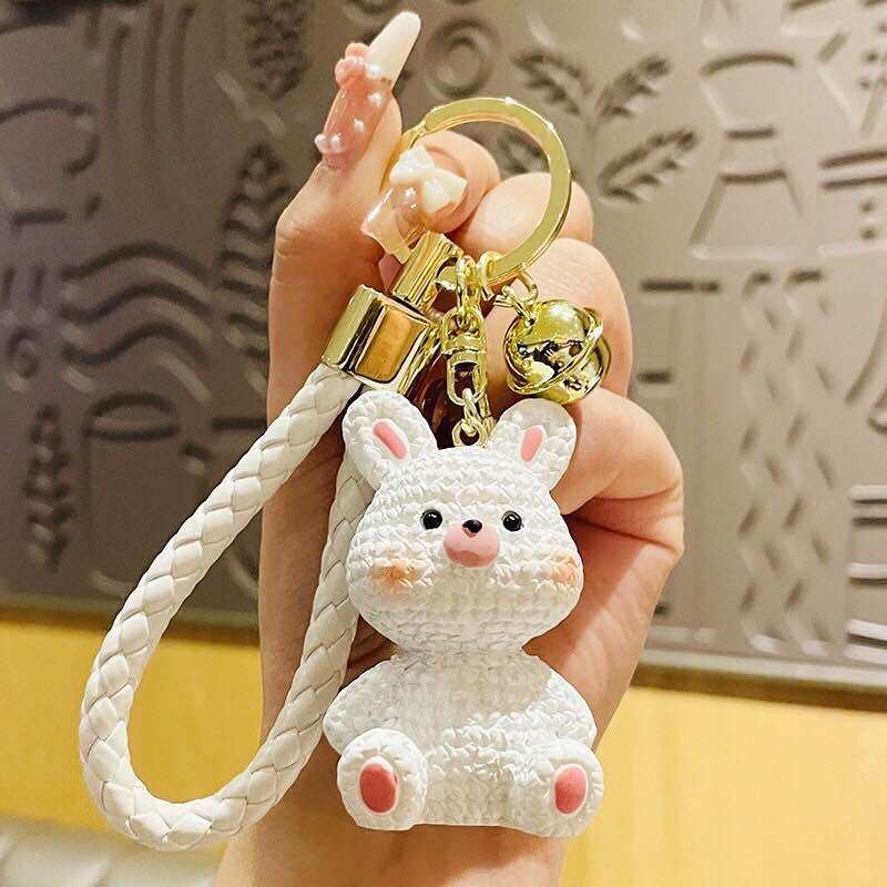 Móc khoá thú cưng siêu đáng yêu có chuông