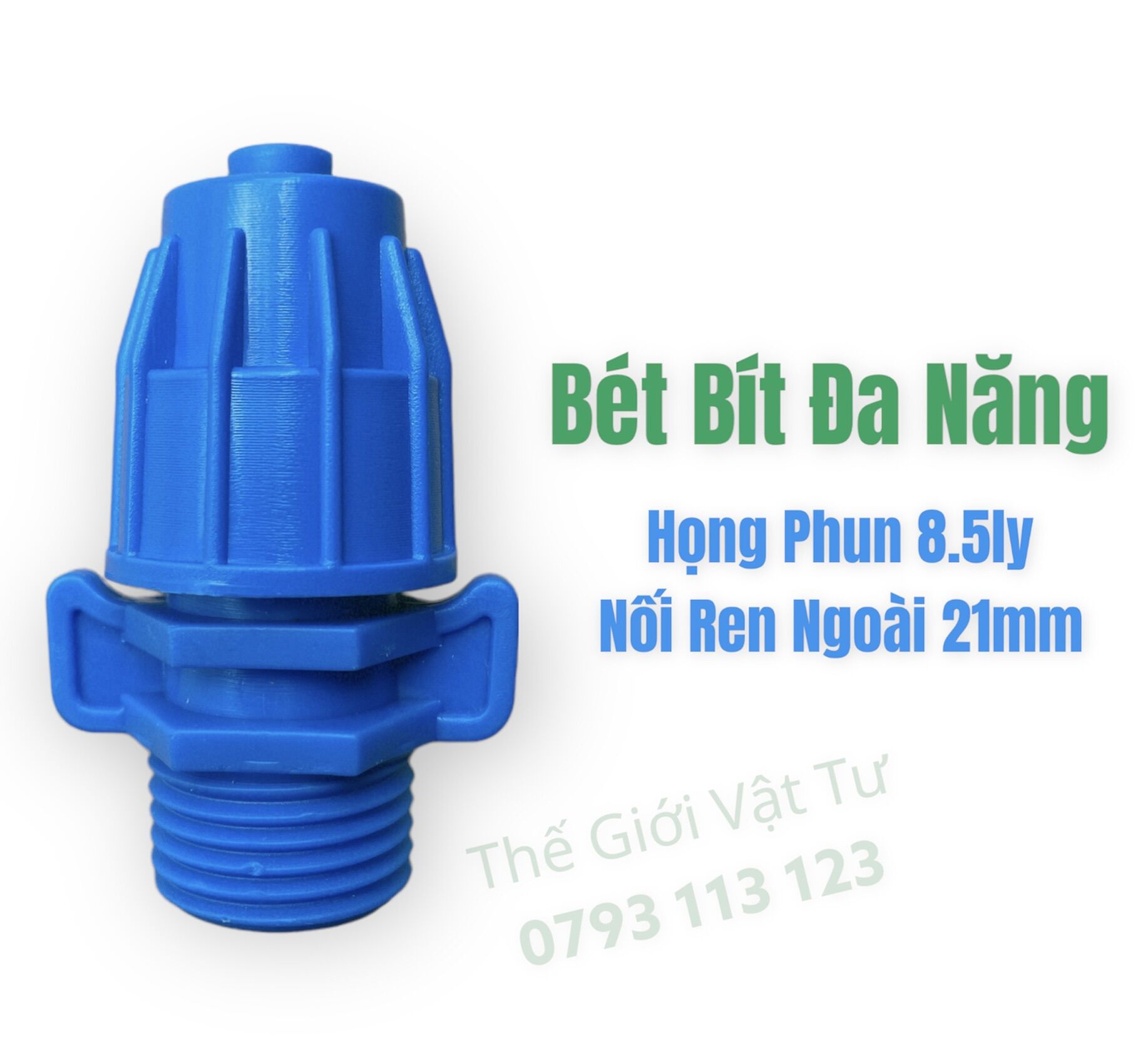 Bộ 10 Béc Bít Đa Năng Kèm Nối Phi 21 ( Béc Có Thể Phun Cao, Phun Ngang Tuỳ Chỉnh )