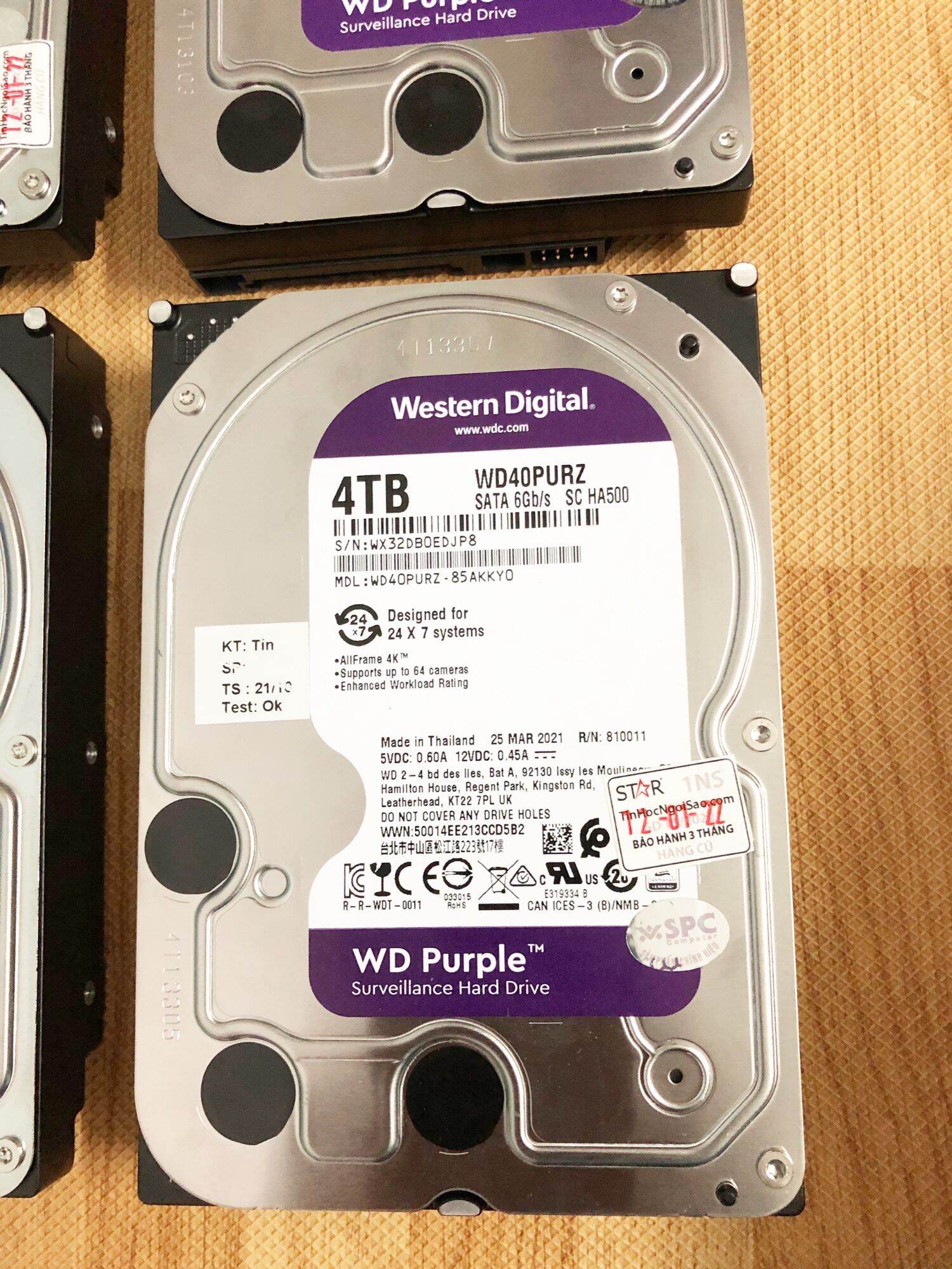 Ổ cứng 4TB WD Purple