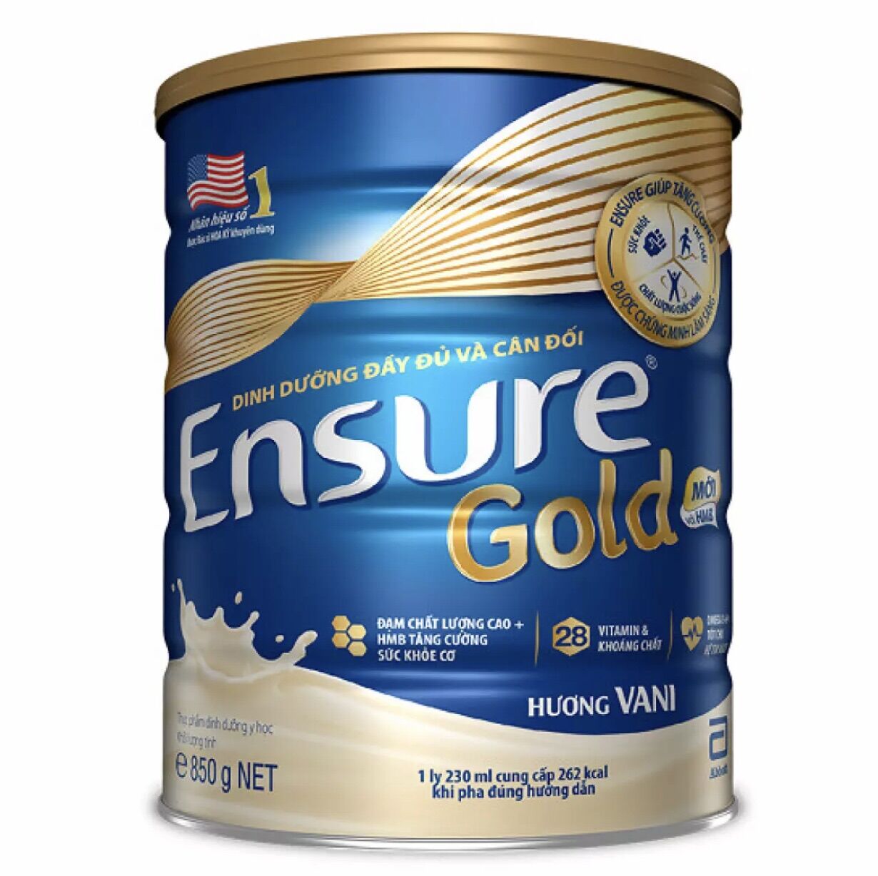 Sữa bột ensure gold 850g