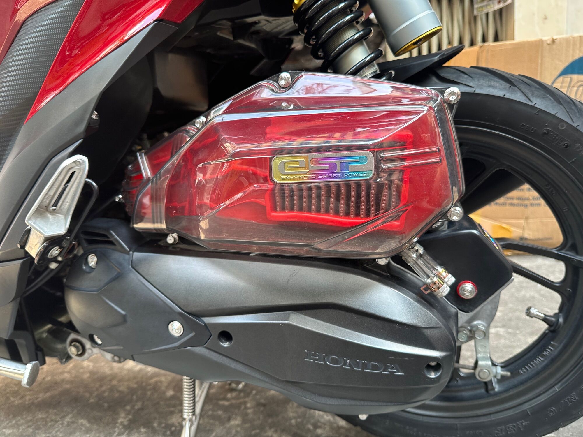 Ống Xã Cặn Gr5 Gắn Pô e Vario/Click/AirBlade/Sh/PCx/Vision/Sh mode