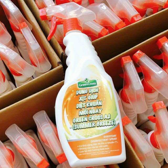 Xịt Khuẩn Đồ Chơi Trẻ Em GREEN CROSS A2 500ml