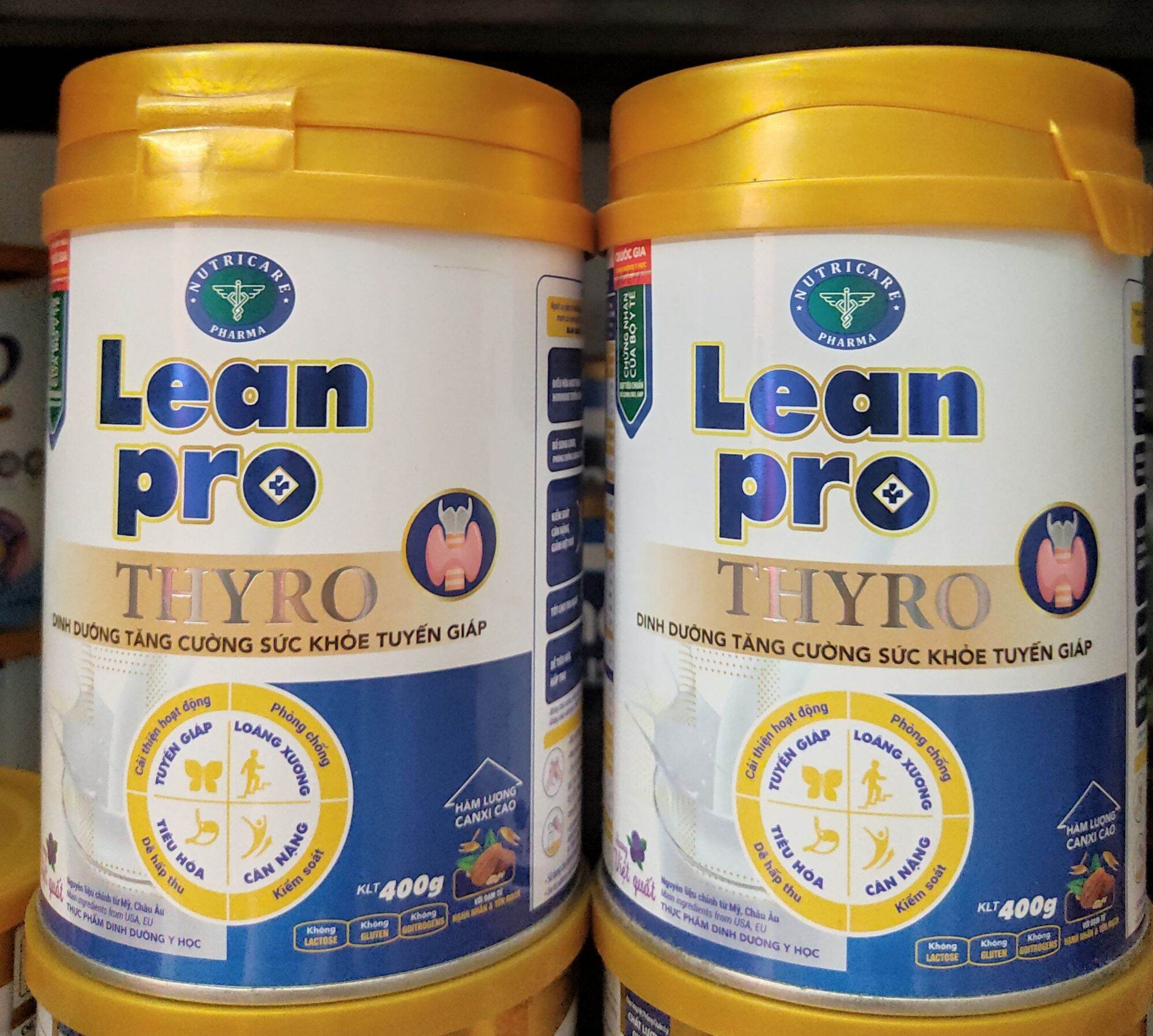 Sữa dinh dưỡng LEAN PRO Thyro cho người bệnh tuyến giáp, lon thiếc 900g