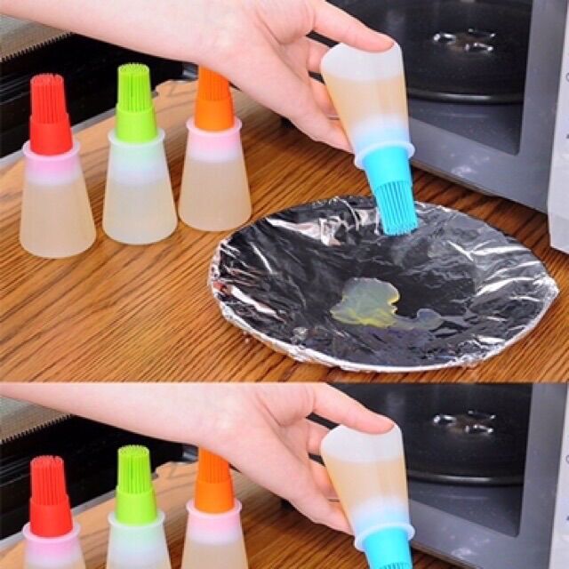 Hộp chấm dầu/ Bút quét dầu silicon