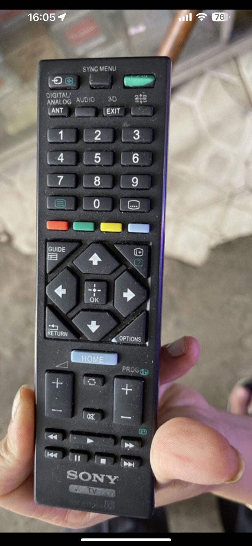 Điều khiển remote tv sony