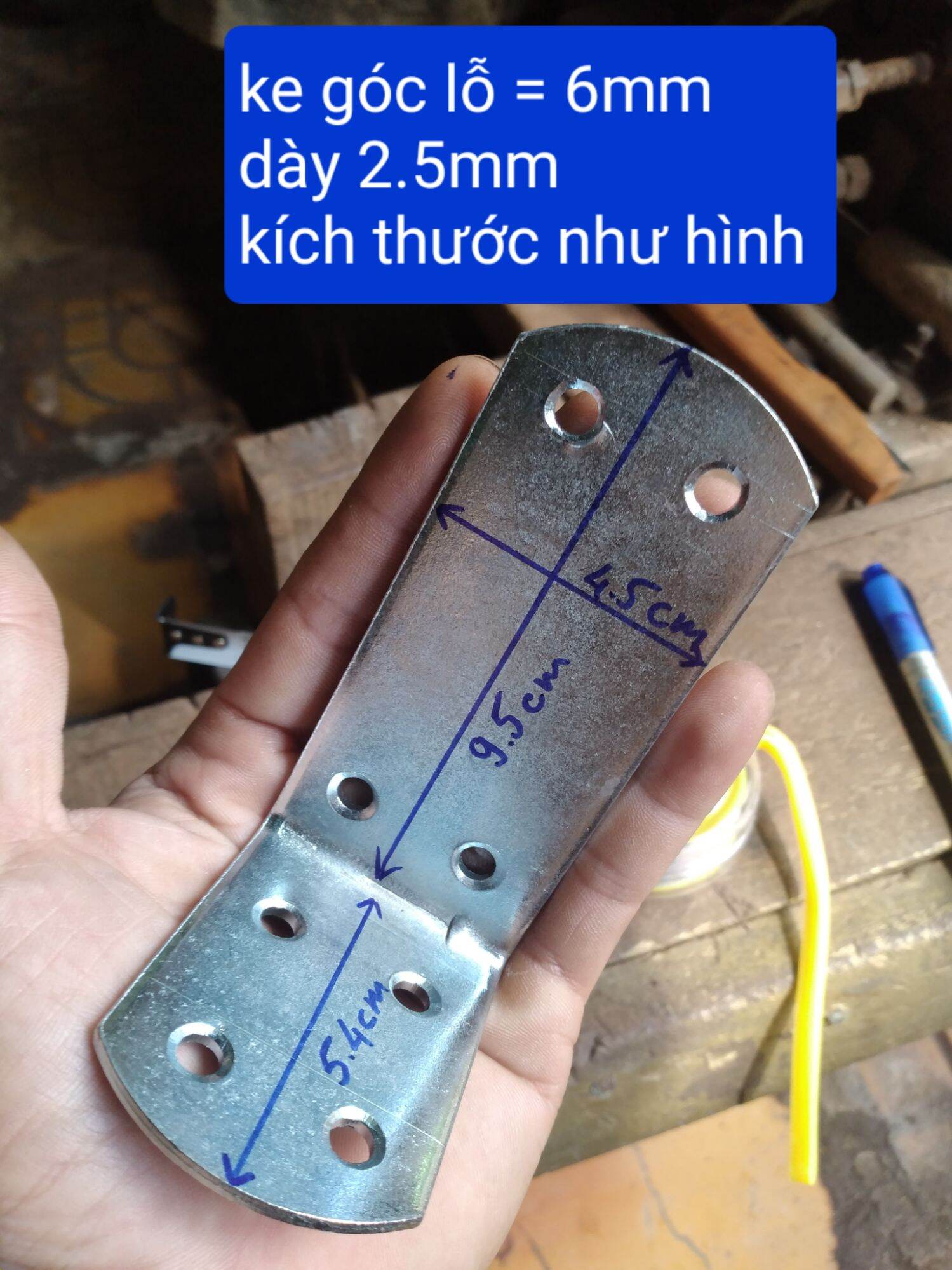 1 cái ke góc vuông như hình