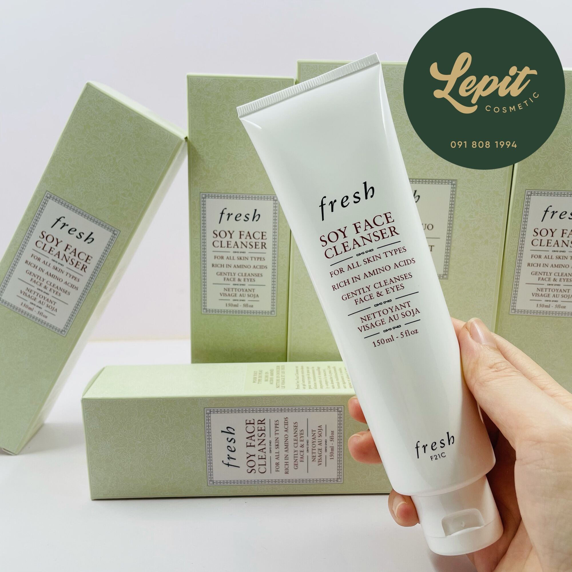 [Lepit Cosmetic] Sữa Rửa Mặt Fresh Soy Face Cleanser - Srm Fresh Soy 150Ml