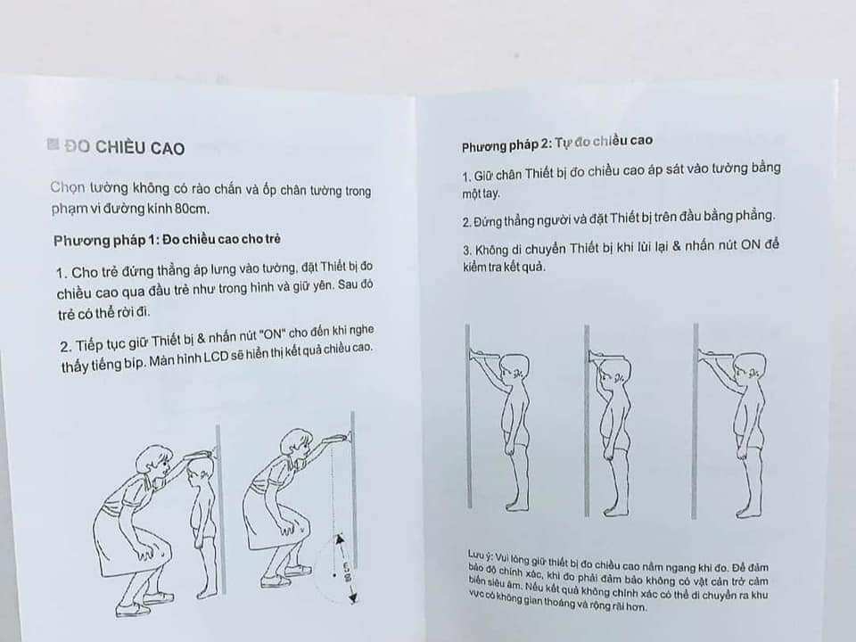 Thước đo chiều cao điện tử Pediasure